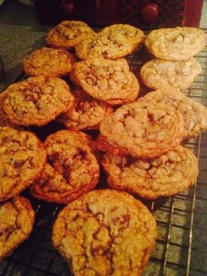 havermout walnoot donkere chocolade chip cookies