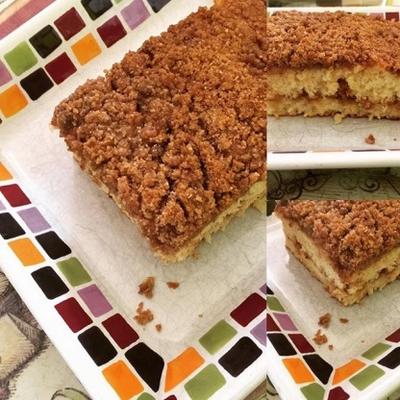 glutenvrije gemakkelijk zure room koffie cake