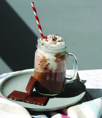 dubbele vanille latte float