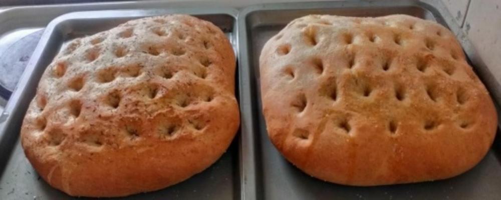 super eenvoudige focaccia