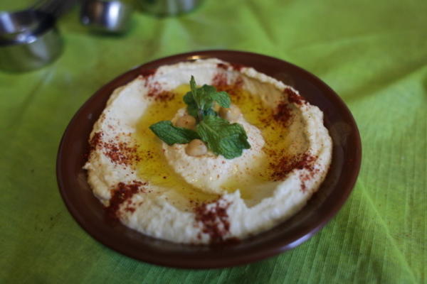 hummus (Libanese kikkererwtenpasta)