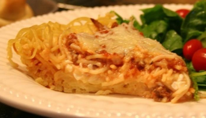 amy's eenvoudige spaghetti taart