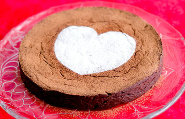 flourless hazelnoot mascapone chocolate cake (glutenvrij)