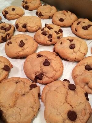 chocoladeschilferkoekjes zonder baking soda