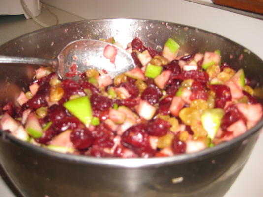 last minute cranberry-appel-smaak