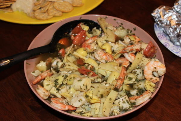 gemarineerde garnalensalade door paula deen