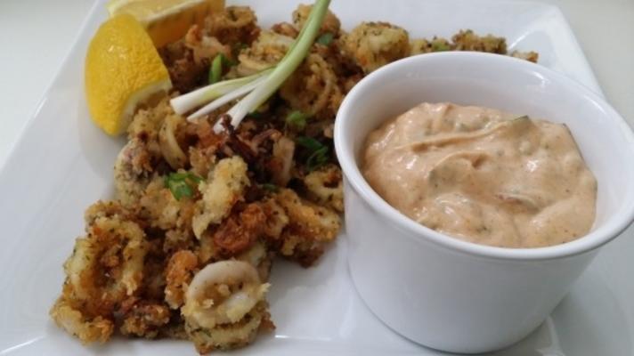 calamari en chipotle dip