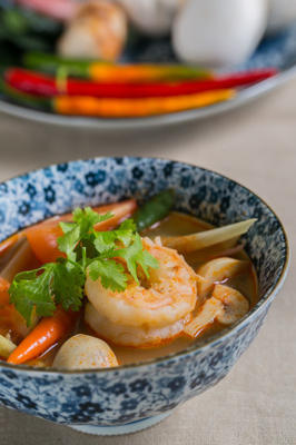 zeevruchten soep - tom yam goong