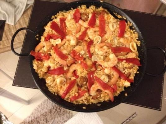 ians kip en zeevruchten paella