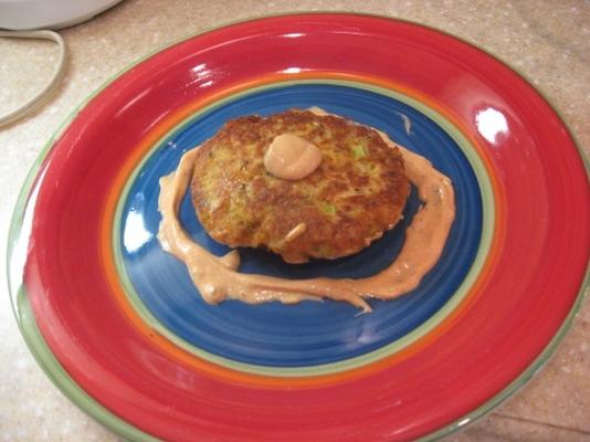 fancy forfaitair crabcakes met roumalade saus