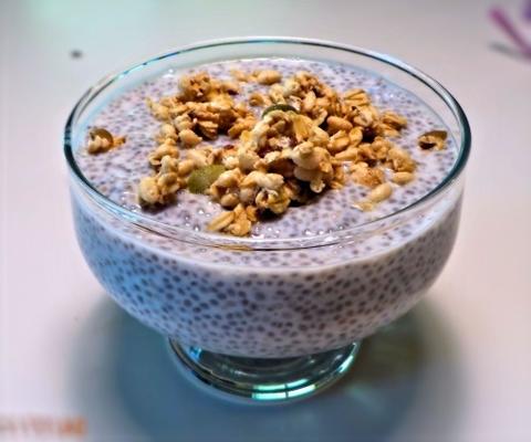 vanille chia zaadpudding