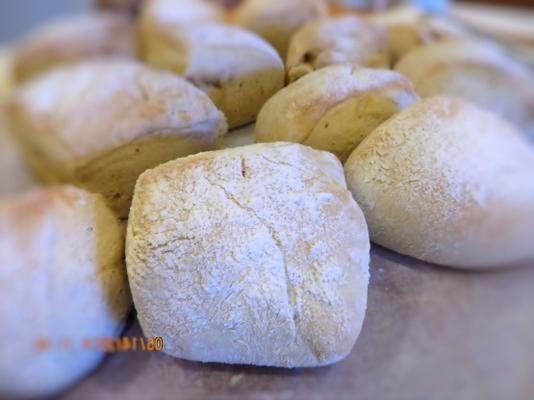 taaie Italiaanse broodjes van kaf