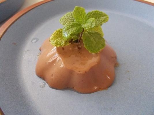 espuma de chocolate (gelatine van melkchocolade)