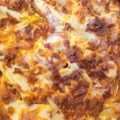 Italiaanse stijl gebakken rode aardappelpartjes sp5