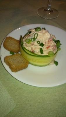 zalm mousse hors d'oeuvre