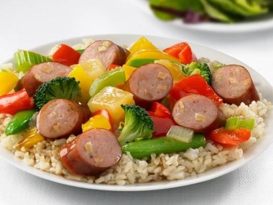 johnsonville appel kip worst zoetzure stirfry