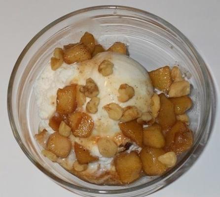 appeltaart topping