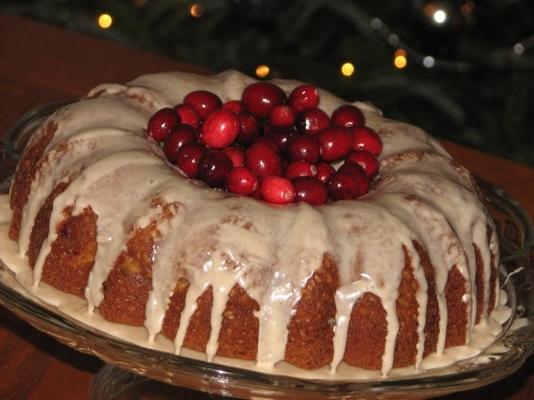 appel-cranberry bundt cake (ei-vrij, vetvrij)