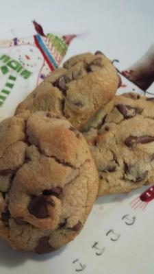 chocolate chip peanut butter candy cookies