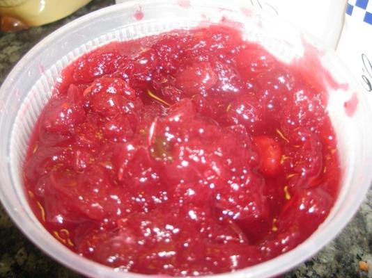 muntachtige cranberry-citrus smaak