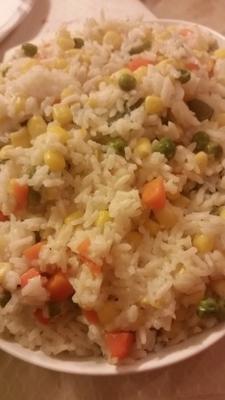 plantaardige gemengde rijst