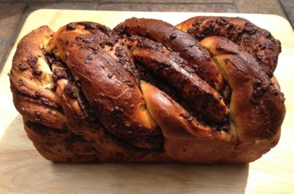 kaneel chocolade koffie cake - of babka