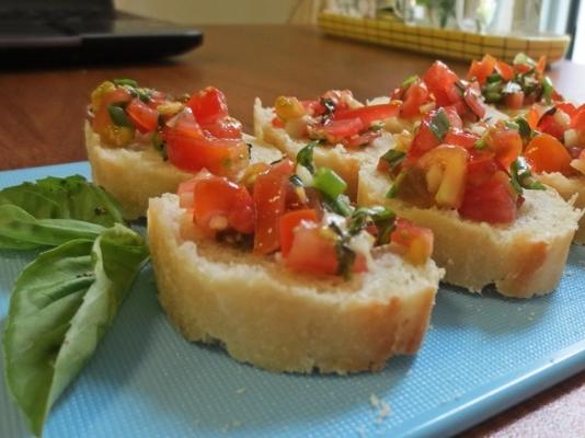 hongerige student bruschetta