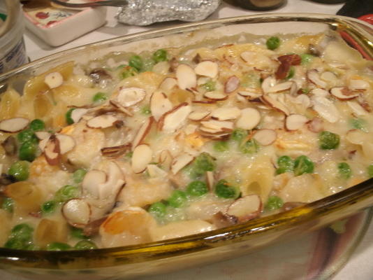 garnalen en erwt casserole