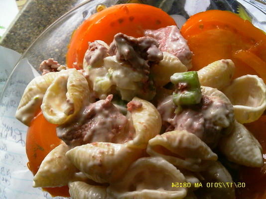 Duitse macaroni salade