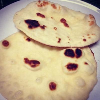 Indiase, magere naan