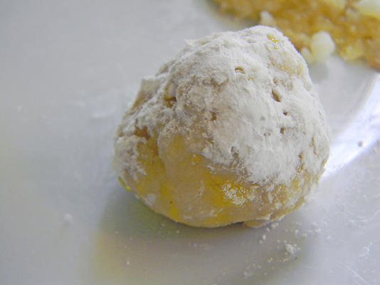 zure citroen sneeuwbal koekjes