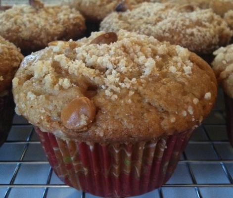 butterscotch crumb muffins