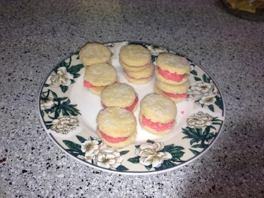 low carb creme gevulde amandeltheekoekjes