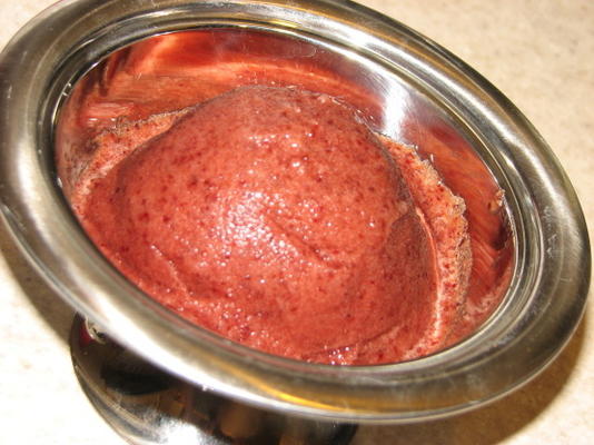 gemakkelijke rauwe zoete kersensorbet