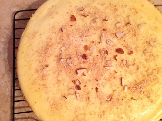 amandel yoghurt cheesecake