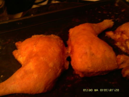 dees oven gebakken kip