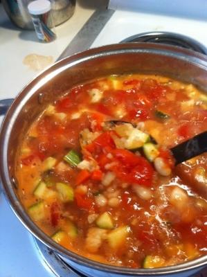 minestrone met kip