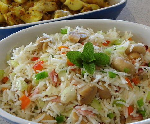 gezonde maar smakelijke rijstsalade