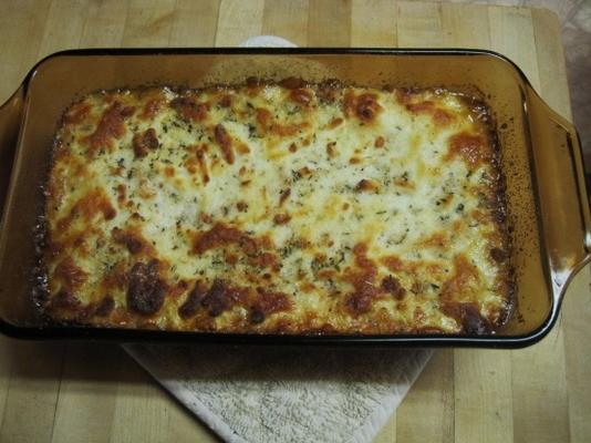 low carb romige 'lasagne'