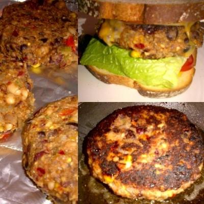 smakende vegetarische burgers