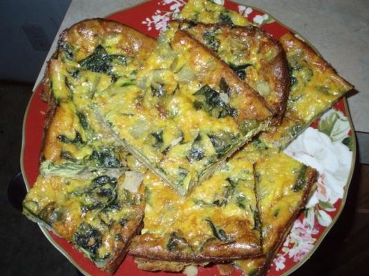 silverbeet quiche met roomkaaskorst