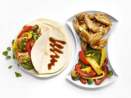 teriyaki kip fajitas