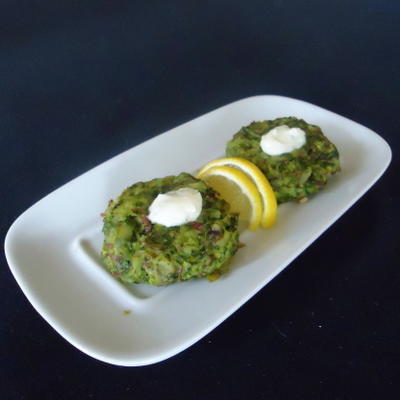 gebakken spinazie en kaasboerderij aardappelkoekjes rsc