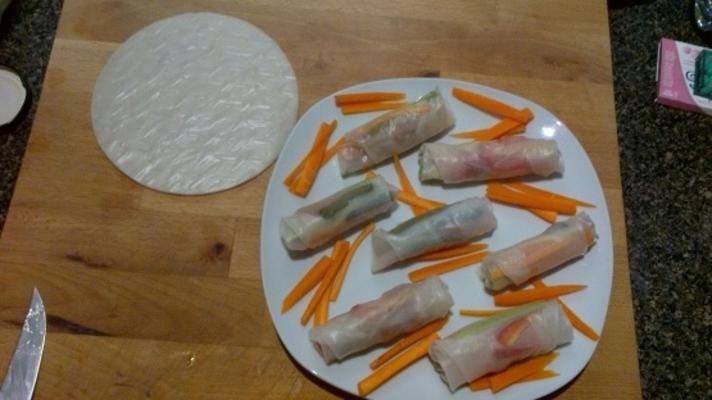 rijstpapier veggie rollen ww kern