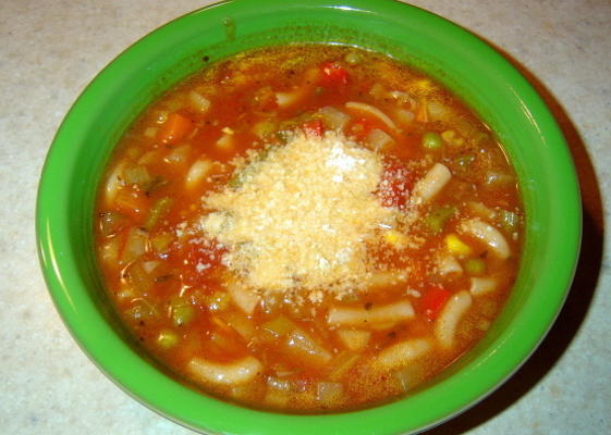 eenvoudige groentesoep / crockpot (of niet!)