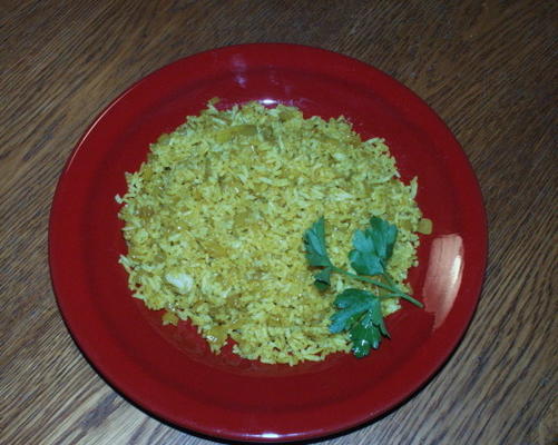 curried gebakken rijst
