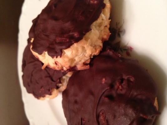 chocolade omhulde kokosnoot cake mix koekjes (terpen cookies)