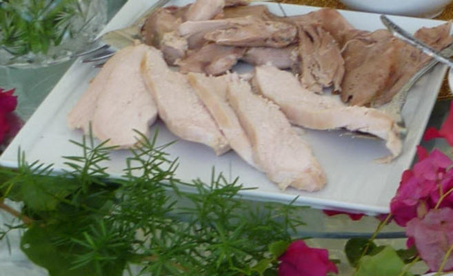 kalkoen en dressing sous vide (en bonusvoorraad)