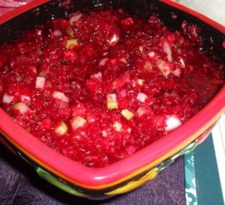 dessert stijl cranberry snoepen