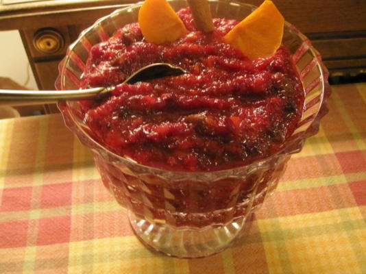 compote van cranberry-peren